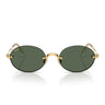 Ray-Ban Occhiali da Sole RB3929 001 71 x ASAP Rocky Oro Arista Verde Scuro Unisex 