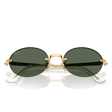 Ray-Ban Occhiali da Sole RB3929 001 71 x ASAP Rocky Oro Arista Verde Scuro Unisex 5