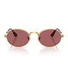 Ray-Ban Occhiali da Sole RB3931 001 AF x ASAP Rocky Oro Arista Viola Unisex Polarizzati  