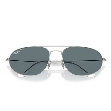 Ray-Ban Gafas de Sol RB3945 003/3R Plata/Azul Oscuro Unisex Polarizadas 5