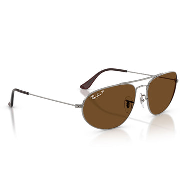 Ray-Ban Gafas de Sol RB3945 004 57 Gunmetal Marrón Unisex Polarizados 5