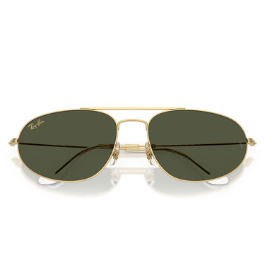 Ray-Ban Sonnenbrille RB3945 919631 Gold Legend/Grün Unisex 5