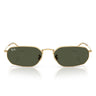 Ray-Ban Lunettes de Soleil RB3947 001/31 Or Arista/Vert Unisexe