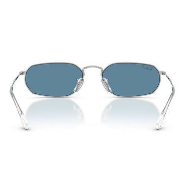 Ray-Ban Gafas de Sol RB3947 003 S2 Plata Azul Unisex Polarizadas 3
