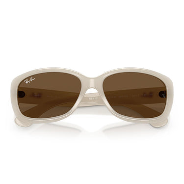 Ray-Ban Occhiali da Sole RB4101 688753 Jackie Ohh Avorio Opalino/Marrone Scuro Donna 5