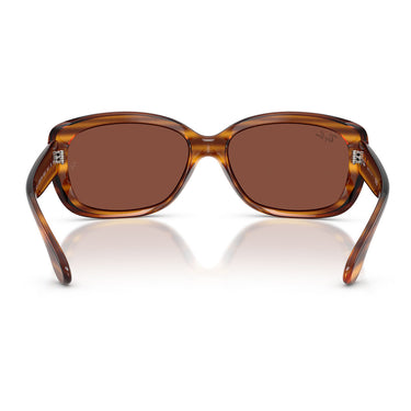 Ray-Ban Occhiali da Sole RB4101 820 C5 Jackie Ohh Marrone Striato Rosso Rosso Donna  4