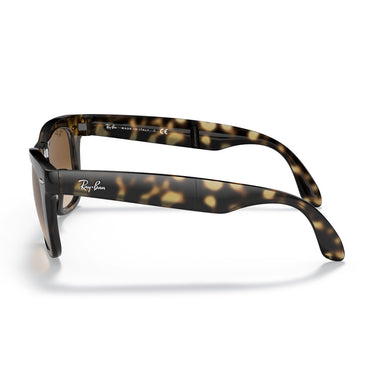 Ray-Ban Gafas de Sol RB4105 710/51 Wayfarer Plegable Havana/Marrón Claro Unisex 3