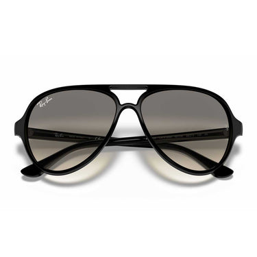 Ray-Ban Occhiali da Sole RB4125 601/32 Cats 5000 Nero/Grigio Chiaro Sfumato Uomo 5