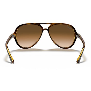 Ray-Ban Occhiali da Sole RB4125 710 51 Cats 5000 Marrone Chiaro Marrone Chiaro Sfumato Uomo  4
