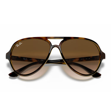 Ray-Ban Occhiali da Sole RB4125 710 51 Cats 5000 Marrone Chiaro Marrone Chiaro Sfumato Uomo  6