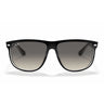 Ray-Ban Occhiali da Sole RB4147 603971 Boyfriend Nero Su Trasparente/Grigio Sfumato Unisex