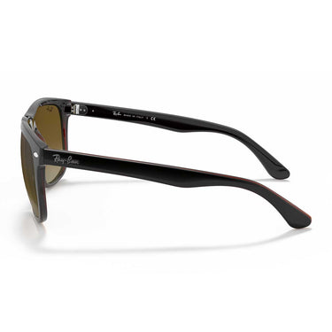 Ray-Ban Occhiali da Sole RB4147 609585 Boyfriend Nero Su Marrone/Marrone Sfumato Unisex 2