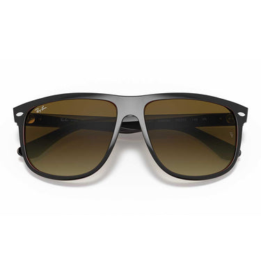 Ray-Ban Occhiali da Sole RB4147 609585 Boyfriend Nero Su Marrone/Marrone Sfumato Unisex 5