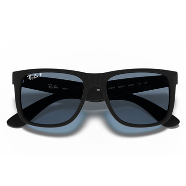 Ray-Ban Sonnenbrille RB4165 622-2V Justin Schwarz-Blau Unisex Polarisiert 4