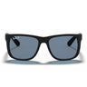 Ray-Ban Sunglasses RB4165 622-2V Justin Black-Blue Unisex Polarized