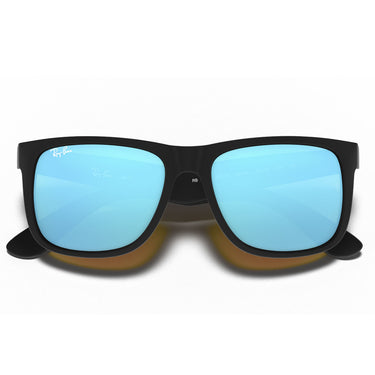 Ray-Ban Occhiali da Sole RB4165 622/55 Justin Nero/Azzurro Sfumato Unisex 4