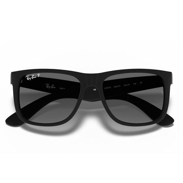 Ray-Ban Occhiali da Sole RB4165 622/T3 Justin Nero/Grigio Chiaro Unisex Polarizzati