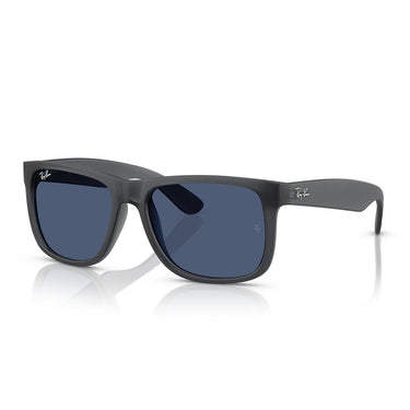 Ray-Ban Occhiali da Sole RB4165 687380 Justin Grigio Opale/Blu Scuro Unisex 1