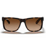 Ray-Ban Lunettes de Soleil RB4165 710/13 Justin Havana/Marron Dégradé Unisexe
