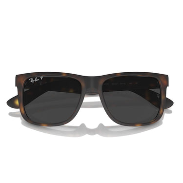 Ray-Ban Occhiali da Sole RB4165 865/87 Justin Marrone/Grigio Scuro Unisex Polarizzati 5