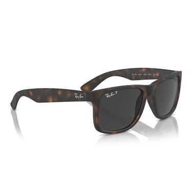 Ray-Ban Occhiali da Sole RB4165 865/87 Justin Marrone/Grigio Scuro Unisex Polarizzati 4