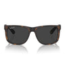 Ray-Ban Occhiali da Sole RB4165 865/87 Justin Marrone/Grigio Scuro Unisex Polarizzati