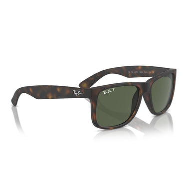Ray-Ban Occhiali da Sole RB4165 865/9A Justin Marrone/Verde Scuro Unisex Polarizzati 4