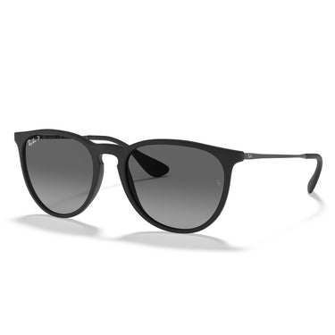 Ray-Ban Occhiali da Sole RB4171 622/T3 Erika Nero/Grigio Sfumato Unisex Polarizzati 1
