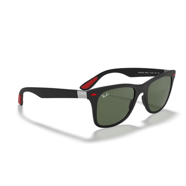 Ray-Ban Gafas de Sol RB4195M F60271 Ferrari Negro/Verde Unisex 5