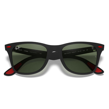 Ray-Ban Gafas de Sol RB4195M F60271 Ferrari Negro/Verde Unisex 6