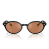 Ray-Ban Occhiali da Sole RB4315 601/40 Nero/Marrone Specchiato Oro Unisex