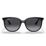 Ray-Ban Lunettes de Soleil RB4378 601/8G Noir/Gris Dégradé Unisexe