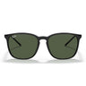 Ray-Ban Sunglasses RB4387 601/71 Black/Green Unisex