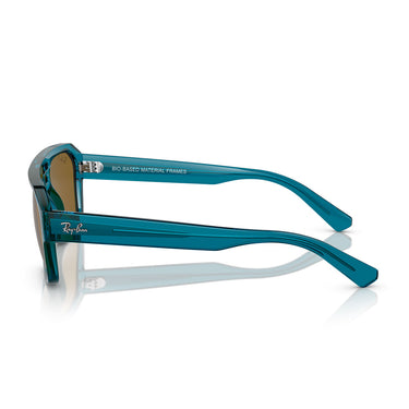 Ray-Ban Occhiali da Sole RB4397 668383 Corrigan Azzurro/Marrone Scuro Unisex Polarizzati