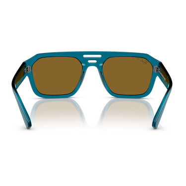 Ray-Ban Occhiali da Sole RB4397 668383 Corrigan Azzurro/Marrone Scuro Unisex Polarizzati
