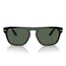 Ray-Ban Lunettes de Soleil RB4407 654571 Noir/Vert Foncé Unisexe