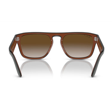 Ray-Ban Occhiali da Sole RB4407 6732T5 Verde Scuro/Marrone Unisex Polarizzati 4