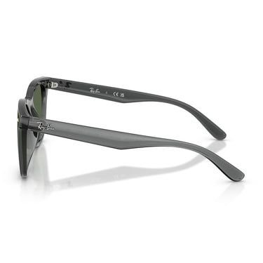 Ray-Ban Occhiali da Sole RB4420 691971 Grigio Trasparente Verde Scuro Unisex  3