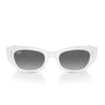 Ray-Ban Gafas de Sol RB4430 675911 Zena Blanco/Gris Unisex