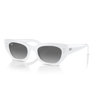 Ray-Ban Occhiali da Sole RB4430 675911 Zena Bianco/Grigio Unisex 2