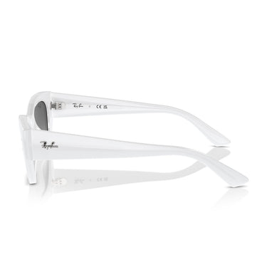 Ray-Ban Occhiali da Sole RB4430 675911 Zena Bianco/Grigio Unisex 3