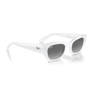 Ray-Ban Occhiali da Sole RB4430 675911 Zena Bianco/Grigio Unisex 5
