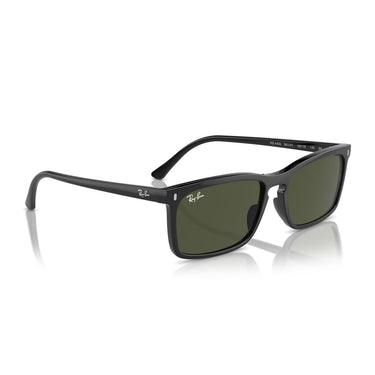 Ray-Ban Lunettes de Soleil RB4435 901/31 Noir/Vert Unisexe 5