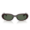 Ray-Ban Occhiali da Sole RB4441D 714 71 Marrone Trasparente Verde Scuro Unisex 