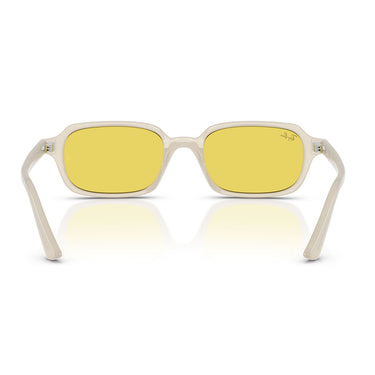 Ray-Ban Occhiali da Sole RB4455 68086D Zuri Bianco/Giallo Unisex