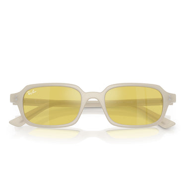 Ray-Ban Occhiali da Sole RB4455 68086D Zuri Bianco/Giallo Unisex
