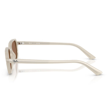 Ray-Ban Occhiali da Sole RB4455 680873 Zuri Bianco Cloudy Warm Marrone Scuro Unisex 3