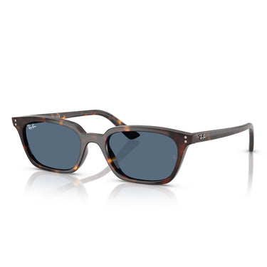 Ray-Ban Occhiali da Sole RB4456 135980 Zaya Marrone/Blu Scuro Unisex 1