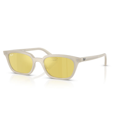 Ray-Ban Occhiali da Sole RB4456 68086D Zaya Bianco/Giallo Unisex