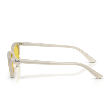 Ray-Ban Occhiali da Sole RB4456 68086D Zaya Bianco/Giallo Unisex